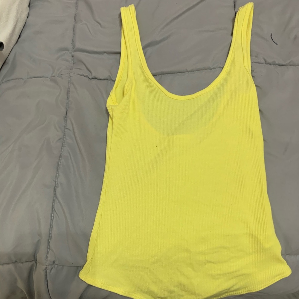 XS yellow body suit